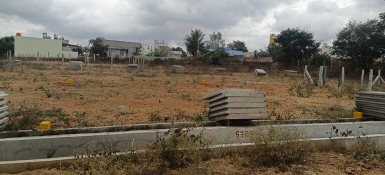 Site for sale 50 80 south facing, visheswraia layout